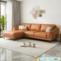 Bộ sofa da đệm lò xo êm ái S226