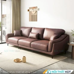 Sofa da em ai S226 kieu vang