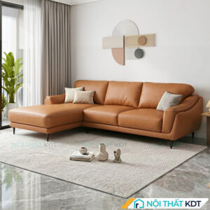 Bộ sofa da đệm lò xo êm ái S226