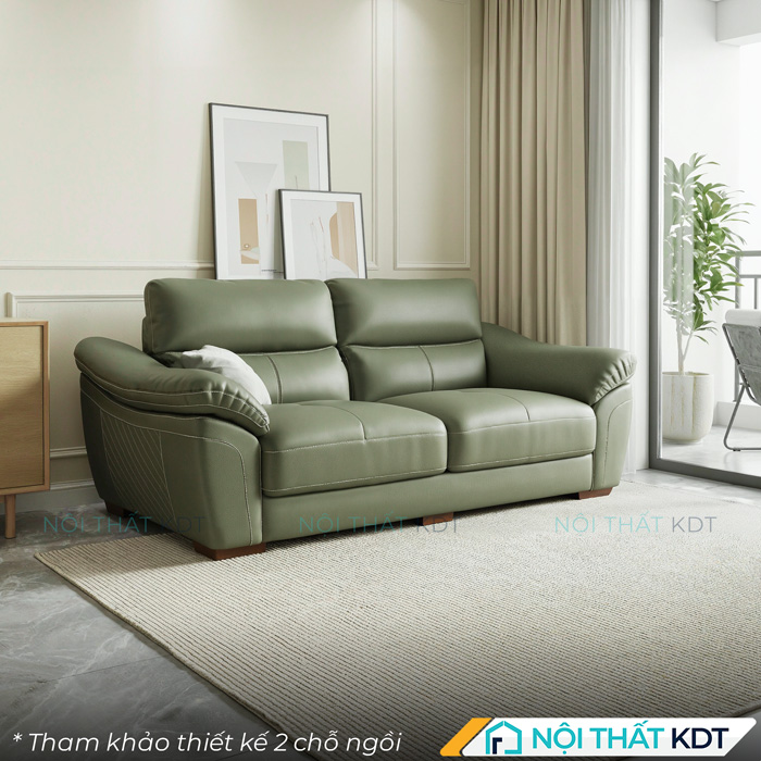 Sofa da sang trong em ai S225 vang 2 cho