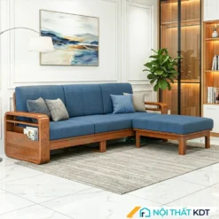 Sofa gỗ góc L đơn giản chắc chắn S178-L