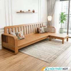 Sofa go 4 cho ngoi tay vin nan thang S274 L4 go soi