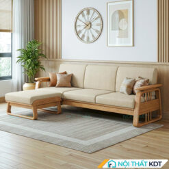 Sofa go Indochine goc L S370 L3 mau kem
