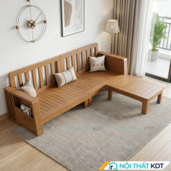 Sofa go dem roi hien dai S271 L4 mau go soi