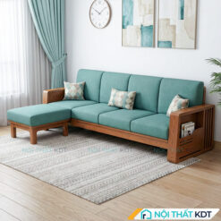 Sofa go dem roi hien dai S271 L4 mau xanh ngoc