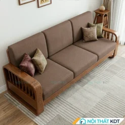 Sofa go soi nho gon S274 V3 mau nau cafe