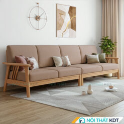 Sofa go vang 4 cho ngoi S260 V4 mau be