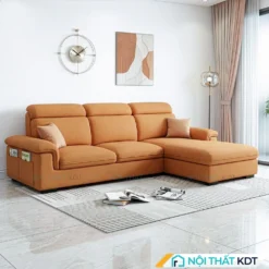 Sofa goc 3 cho ngoi dep S36 L3 mau cam