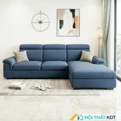 Sofa goc 3 cho ngoi dep S36 L3 mau xanh navy