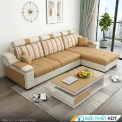 Sofa ni phong khach hien dai S39 L3 kem ban
