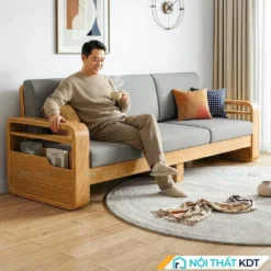 Sofa vang go 3 cho ngoi S178 V3 cho chung cu