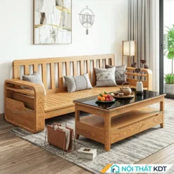 Sofa vang go 3 cho ngoi S178 V3 go tan bi