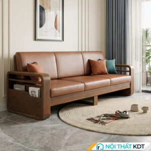 Sofa vang go S178 V3 mau nau