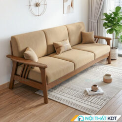 Sofa vang go hien dai S260 V3 mau be