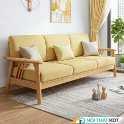 Sofa vang go hien dai S260 V3 mau vang