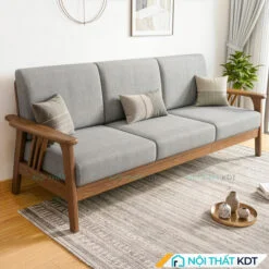 Sofa vang go hien dai S260 V3 mau xam