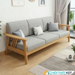Sofa vang go hien dai S260 V3 mau xam tro