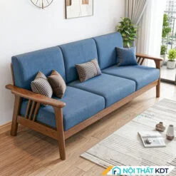 Ghế sofa văng gỗ tay vịn nhỏ gọn S260-V