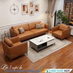 Sofa vang nhocho chung cu 3 ghe