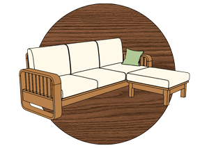 SOFA GỖ