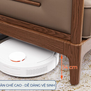 Sofa go da sang trong nho gon S558 V3 chan cao