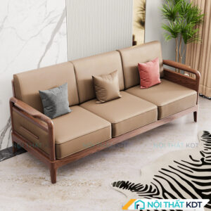 Ghế sofa gỗ da sang trọng S558-V3