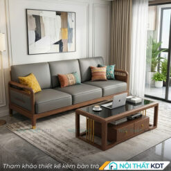 Sofa go ket hop da S558 V3 kem ban
