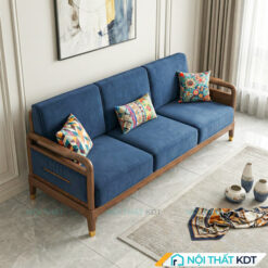 Ghế sofa gỗ da sang trọng S558-V3