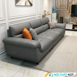 Ghe sofa da phong khach dep S412 V3 nha pho