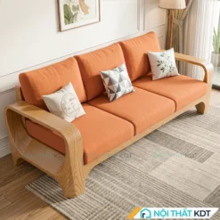 Sofa go uon cong mem mai S570 mau cam