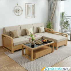 Ghe sofa salon go don gian S331 L3 ca ban