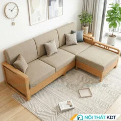 Ghe sofa salon go don gian S331 L3 mau be