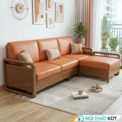 Ghe sofa salon go don gian S331 L3 mau cam