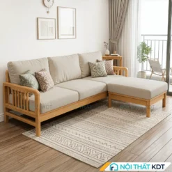 Sofa gỗ góc L nhỏ gọn S340-L