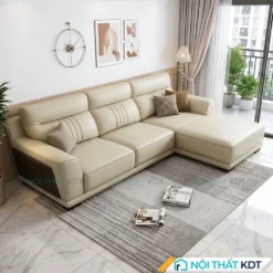 Sofa goc L boc da 3 cho ngoi S212 L3 mau kem