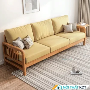 Sofa văng 3 chỗ ngồi gỗ sồi S340-V3