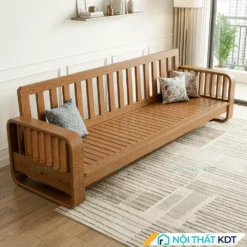 Sofa văng gỗ sồi tần bì 4 chỗ ngồi S274-V4