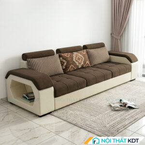 Sofa vang phong khach mau nau cafe