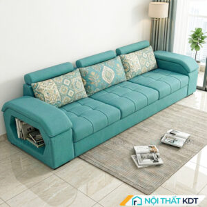 Sofa vang phong khach mau xanh ngoc