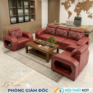 Sofa vang van phong 3 ghe