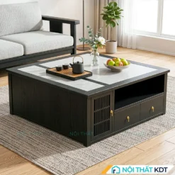 Ban sofa vuong B96 mau den