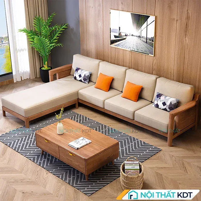 mẫu đệm ghế sofa gỗ đẹp