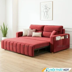 Sofa bed điệu đà trang nhã SG-09 màu đỏ