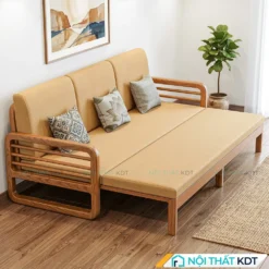 Sofa bed gỗ sồi SG-175 màu vàng