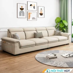 Sofa vang 4 cho boc ni S36 V4 mau kem nhat