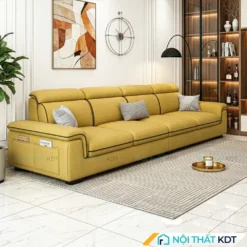Sofa vang 4 cho boc ni S36 V4 mau vang