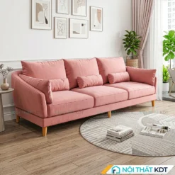 Sofa vang tay vin lien tua S469 V3 mau hong