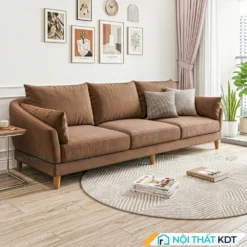Sofa vang tay vin lien tua S469 V3 mau nau