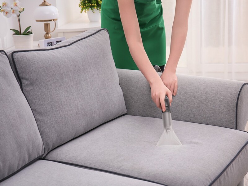 Sofa nỉ rất dễ bám bụi bẩn, nên vệ sinh định kỳ 1–2 lần/tuần và giặt sạch 1–2 tháng/lần