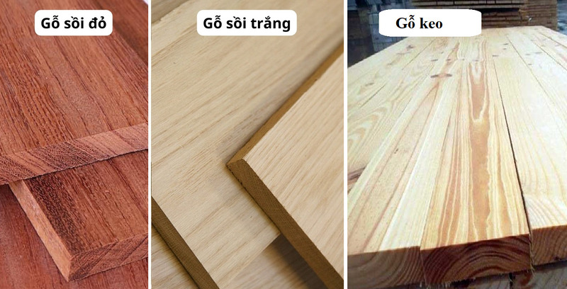 Gỗ sồi có kết cấu gỗ cứng chắc, khả năng chống mối mọt tốt hơn gỗ keo